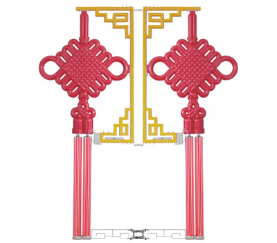 MB型发光支架中国结开云(中国) 路开云(中国)杆中国结开云(中国)挂饰